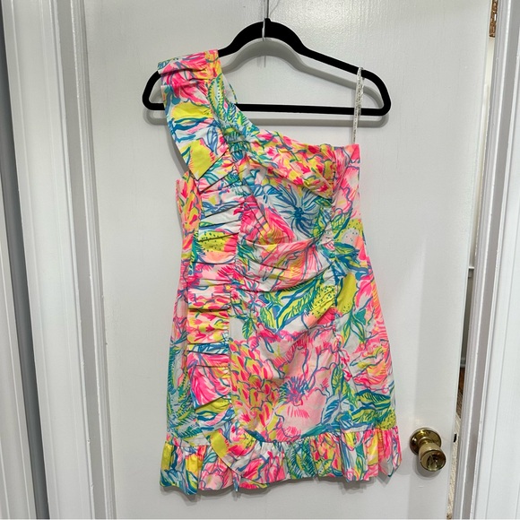 Lilly Pulitzer Tiffini Dress in Fiesta Bamba - Picture 1 of 6